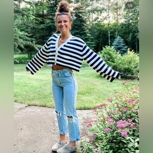 Rolla's Sky Blue Straight Leg Jeans